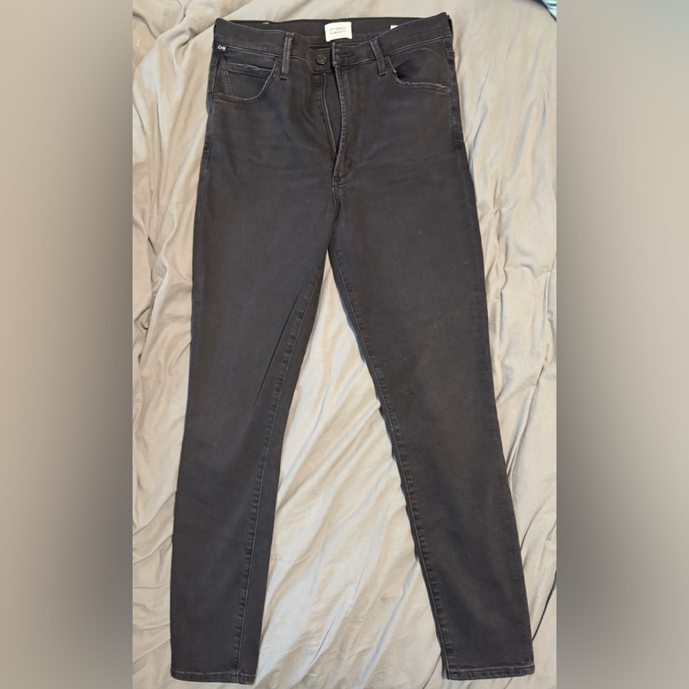 Citizens Of Humanity Black Jeans Chrissy Sz 30